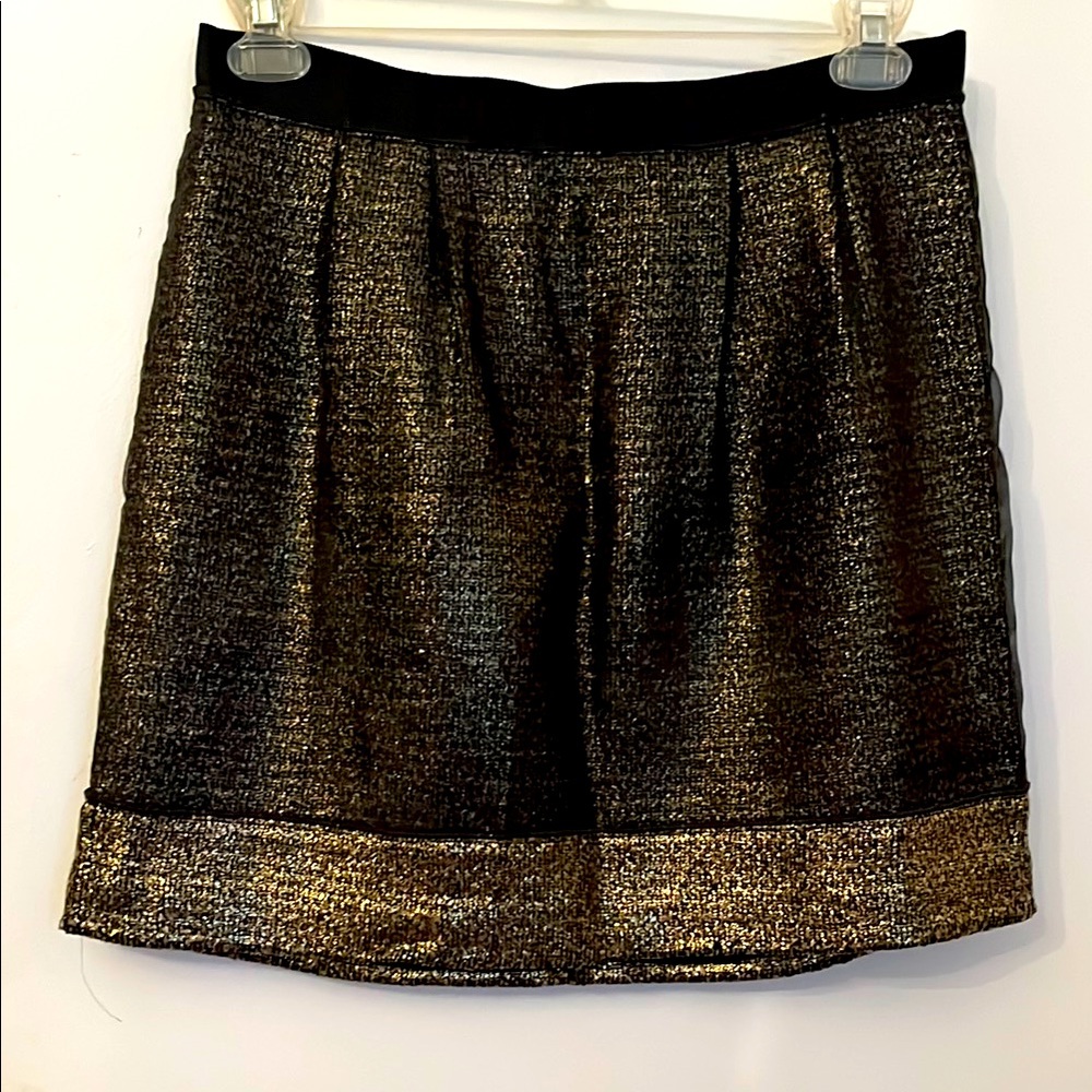Elegant Black and Gold Women's Skirt